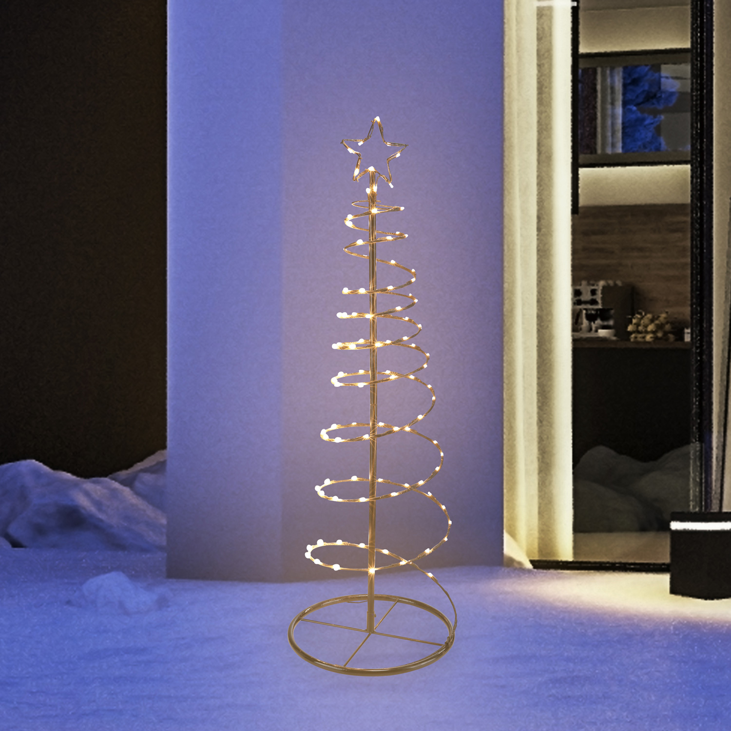 LED-Spiralbaum, 432 LED, Weihnachtsshop
