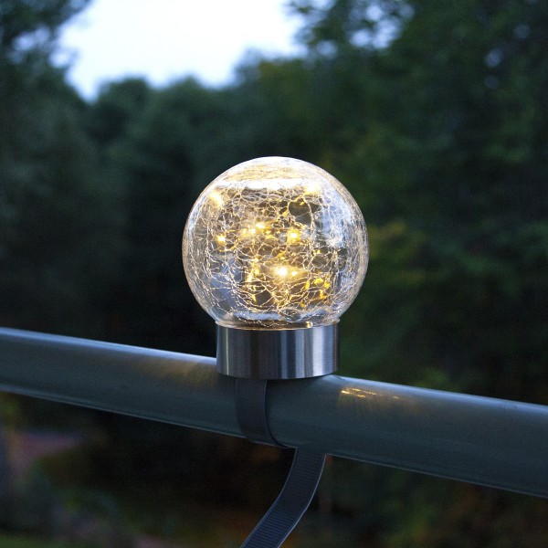 LED Solar Dekoleuchte 3in1 Glory - 10 warmweise LED - H: 35cm - Dämmerungssensor