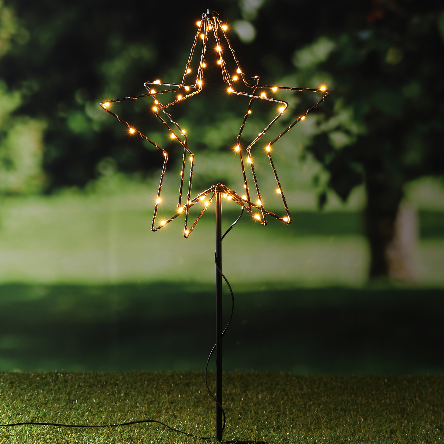 MARELIDA LED Baum LED Lichterbaum mit Stern Weihnachtsbaum 1,2m 70